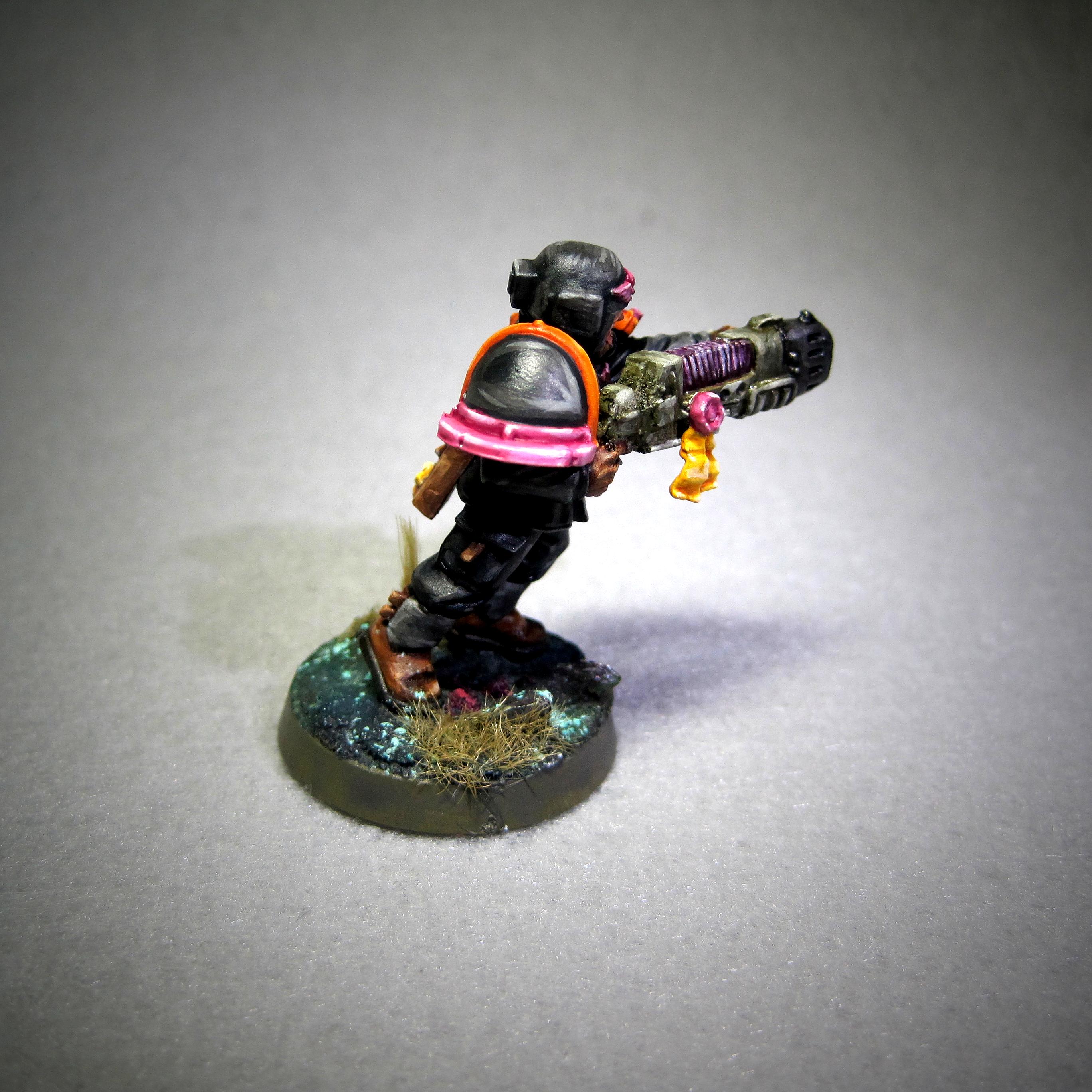 Imperial Guard Inducted Inquisitor Plasma Gun Veteran Warhammer 40 000 Plasma Gunner Two